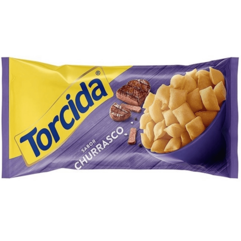 Salgadinho De Trigo Sabor Churrasco Torcida - Pacote 38g
